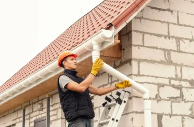 Pose et remplacement de gouttières à Colméry